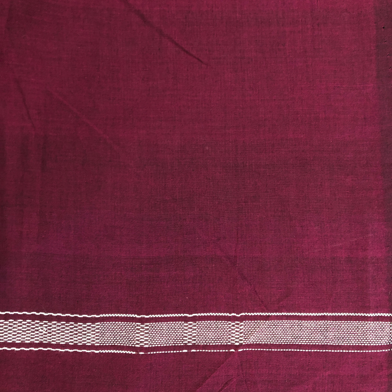 Saree - Maroon, Black & Blue