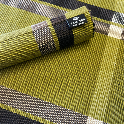 Table Mat - Olive & Black