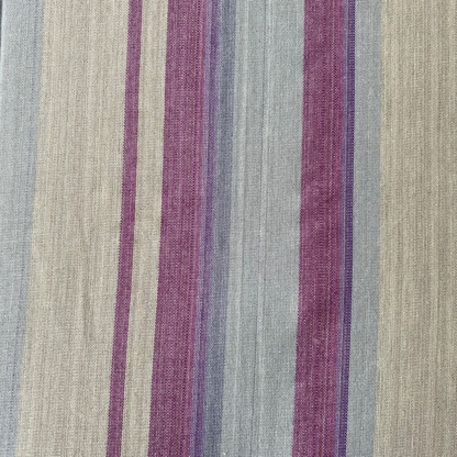 Cotton Bed Sheet 90 X 90 - Purple & Blue Stripes