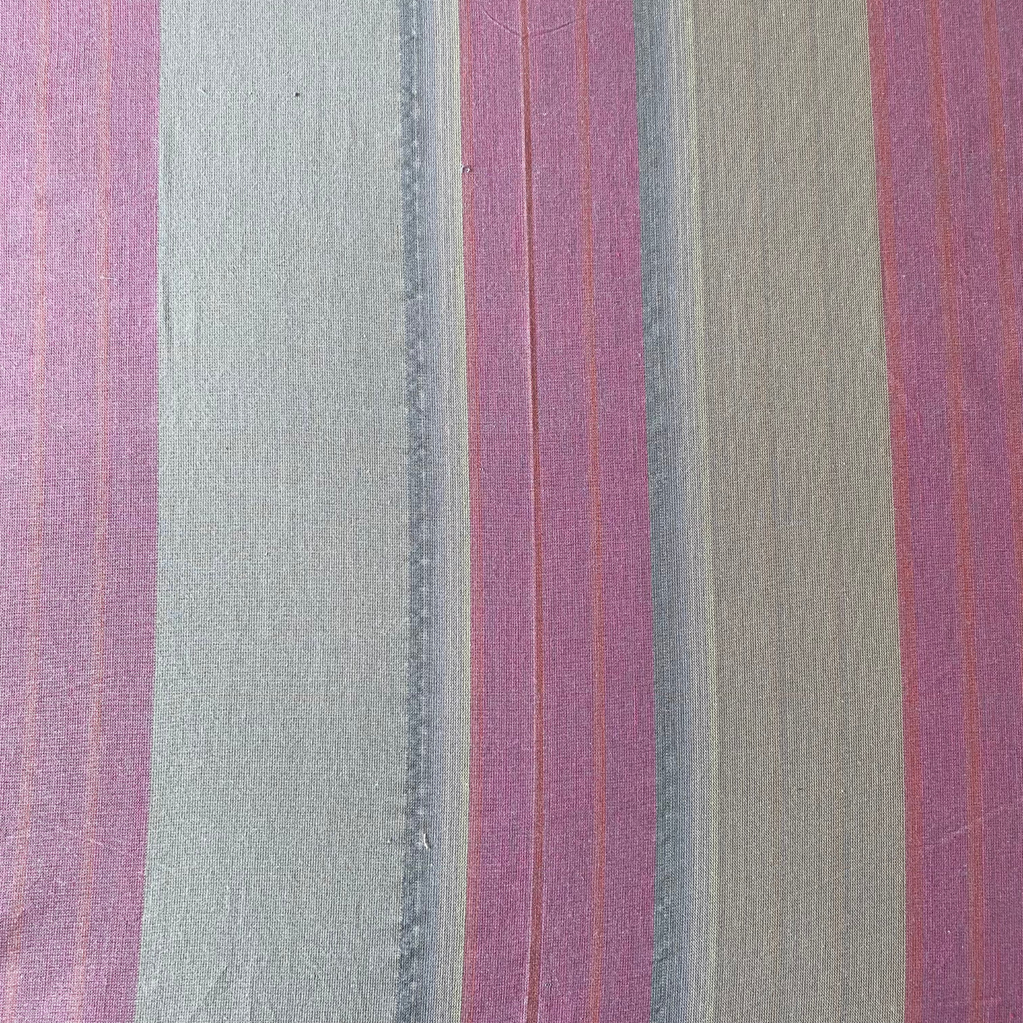 Cotton Bed Sheet 100 X 100 - Purple & Dusty Blue Stripes