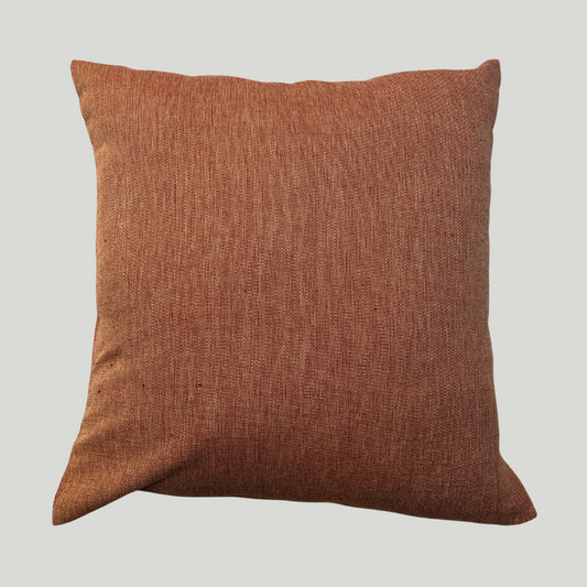 Cushion Cover - Rust & White shot (16" X 16")