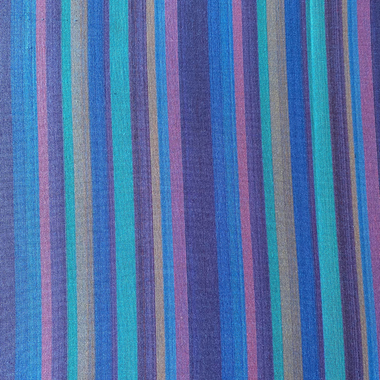 Cotton Bed Sheet 100 X 100 - Blue Stripes