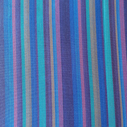 Cotton Bed Sheet 100 X 100 - Blue Stripes