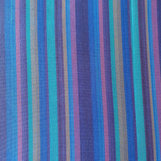 Cotton Bed Sheet 100 X 100 - Blue Stripes