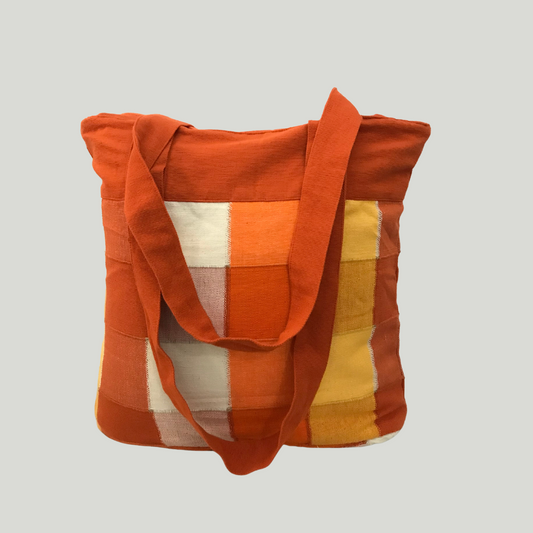 Shopper bag - Orange & Mustard