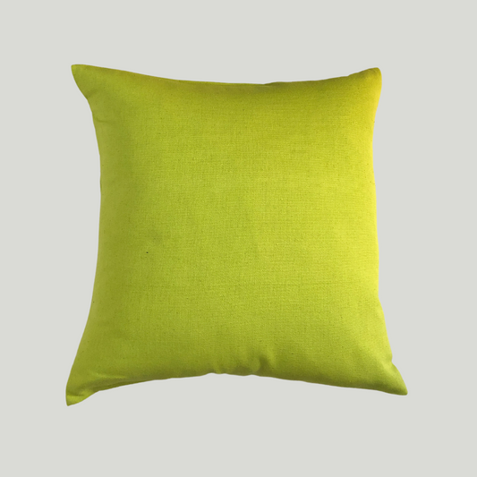 Cushion Cover - Lime Green (16" X 16")