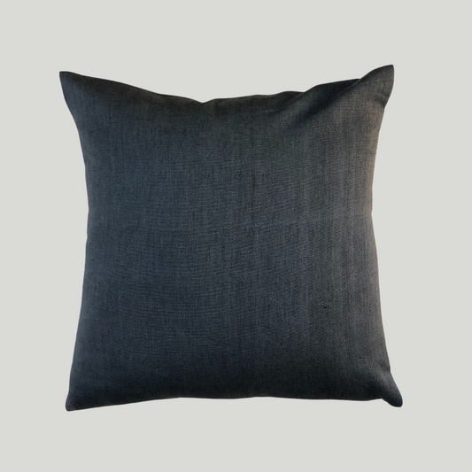 Cushion Cover - Grey shot Black (16" X 16")