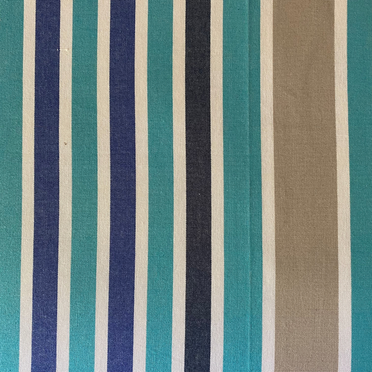 Cotton Bed Sheet 90 X 100 - Blue Stripes