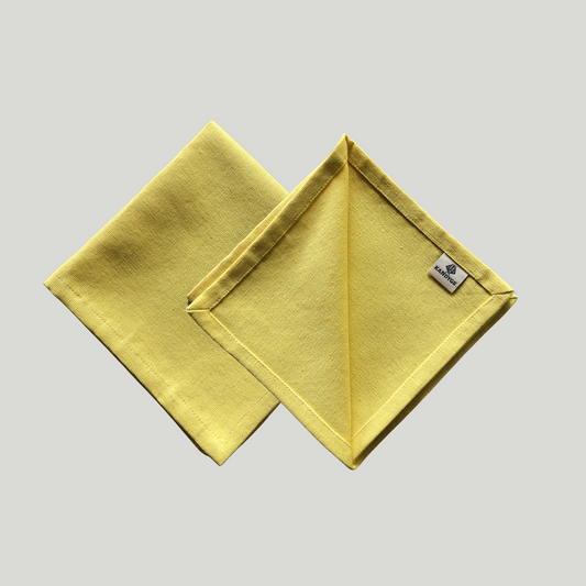 Serviette - Lemon Yellow