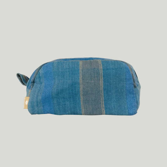 Wash bag - Blue stripes