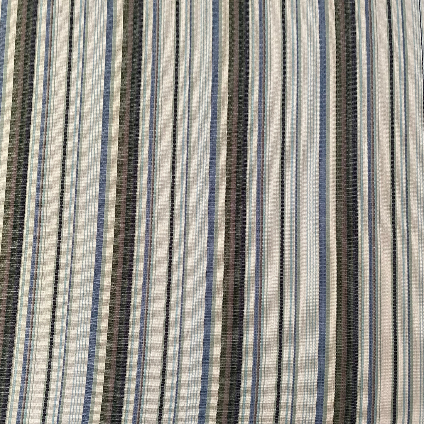 Cotton Bed Sheet 100 X 100 - Light Blue Stripes