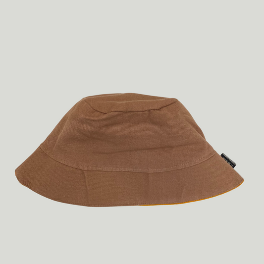 Bucket Hat -Brown / Orange