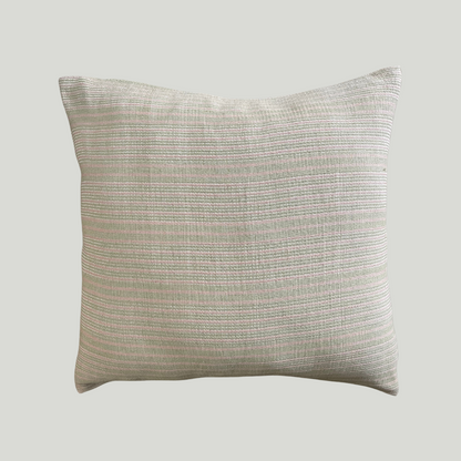 Designer Cushion Cover(DHF) - Mint Green & Baby Pink (18" X 18")