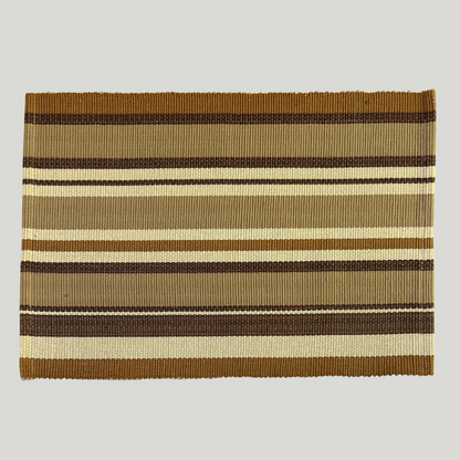 Table Mat - Brown (Stripes)