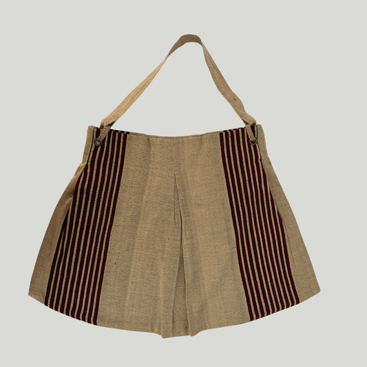 Rover Bag - Beige & Maroon