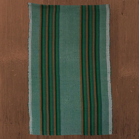 Floor rug - Green stripes