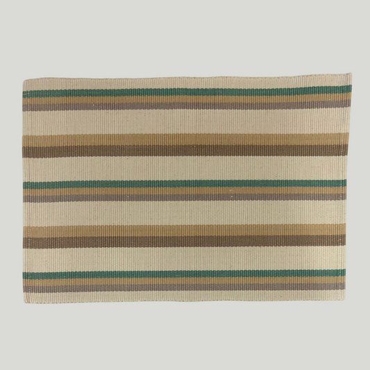 Table Mat - Off White (Stripes)