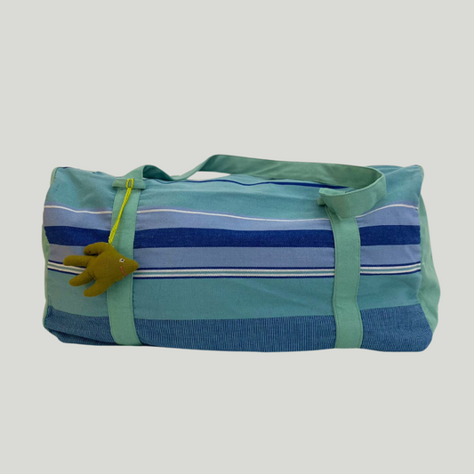 Yoga Bag - Royal Blue Stripes