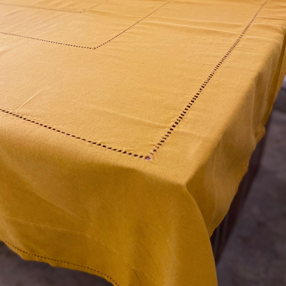 Rectangular Table Cloth GP - Mustard (8 seater - 60" X 120")