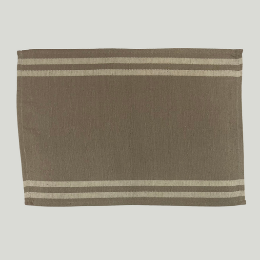 Fabric Table Mat - Brown