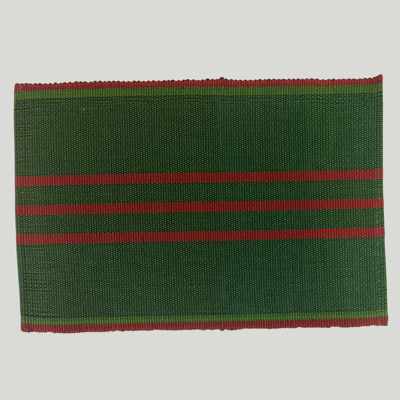 Table Mat - Castleton Green & Red