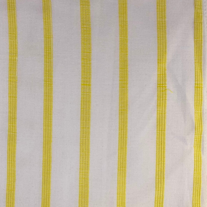 Lungi - White with yellow stripes