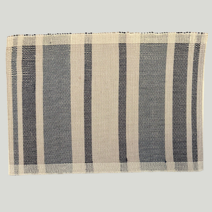 Table Mat - Grey & Black (Stripes)