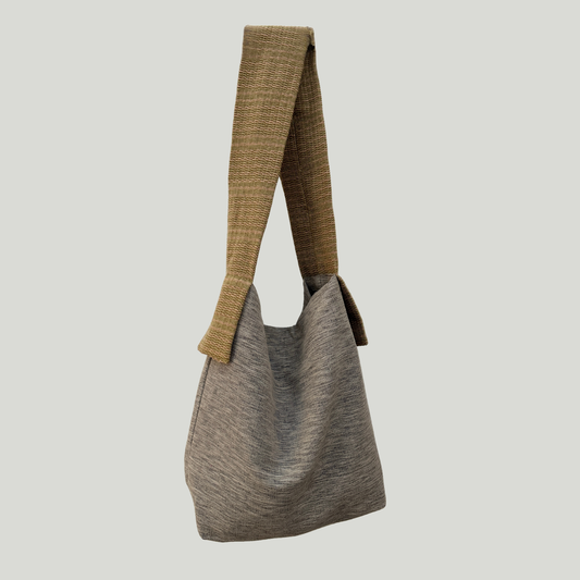 Hobo Bag - Black & Beige