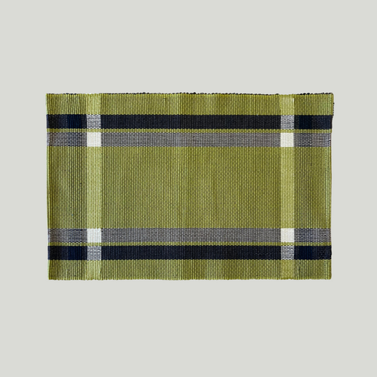 Table Mat - Olive & Black