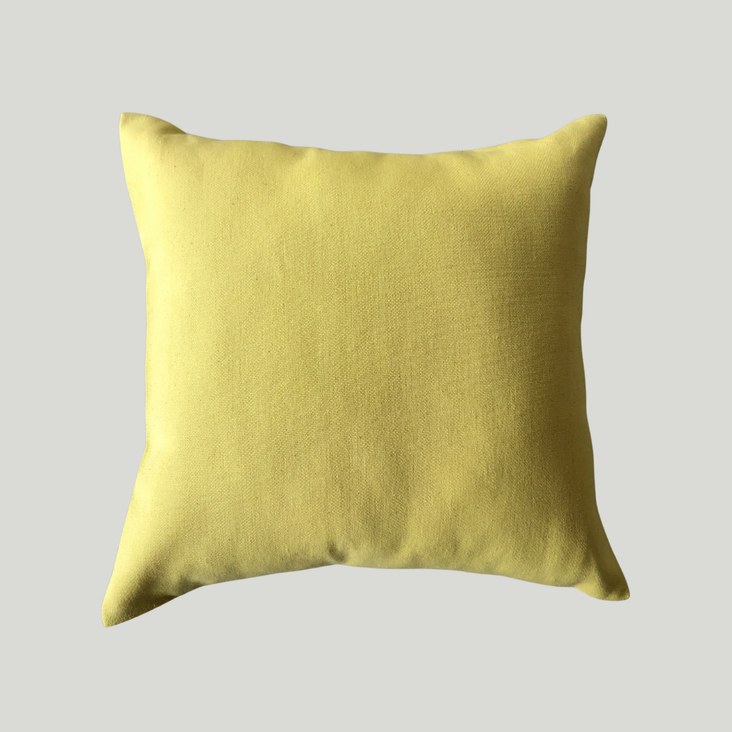 Cushion Cover - Lemon Yellow (16" X 16")