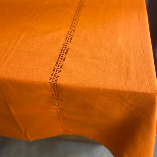 Rectangular Table Cloth Samanala GP - Orange (6 seater - 54" X 90")