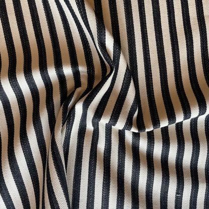 Fabric - Black (Stripe) DHF