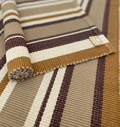 Table Mat - Brown (Stripes)