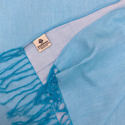 Shawl-Sky blue