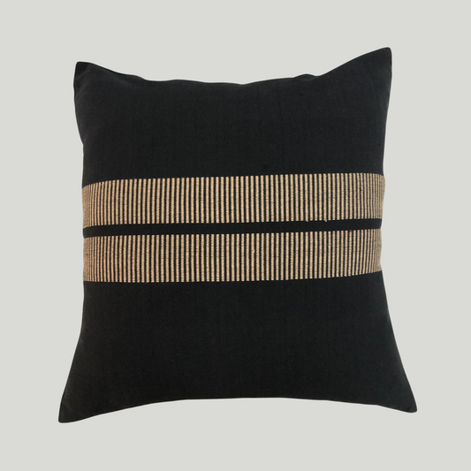 Dumbara Cushion Cover - 2 Beige stripes (18" X 18")