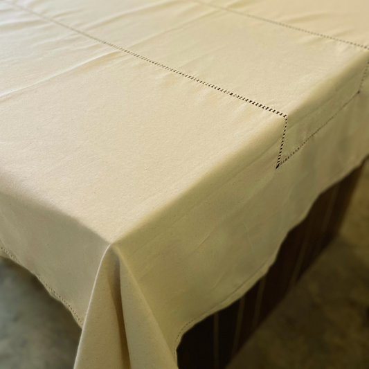 Rectangular Table Cloth GP - Beige (6 seater - 54" X 90")