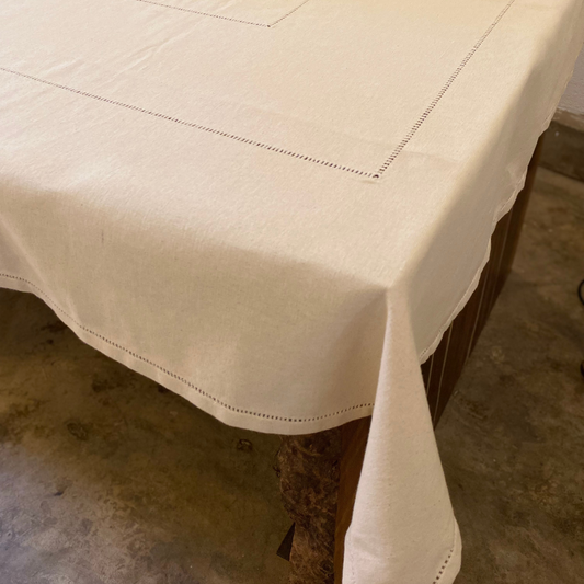 Rectangular Table Cloth GP - Off White (6 seater - 51" X 91")