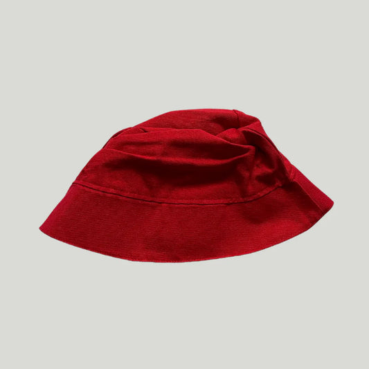 Bucket Hat - Red / Purple stripes