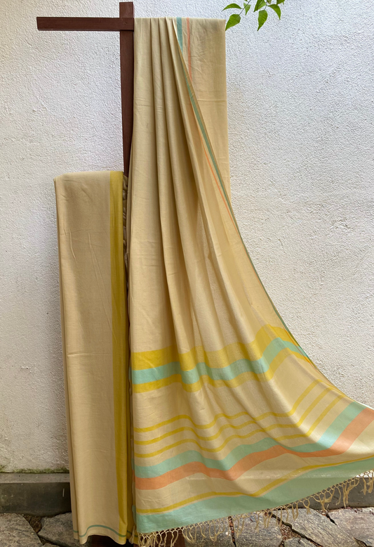 Saree - pastel stripes