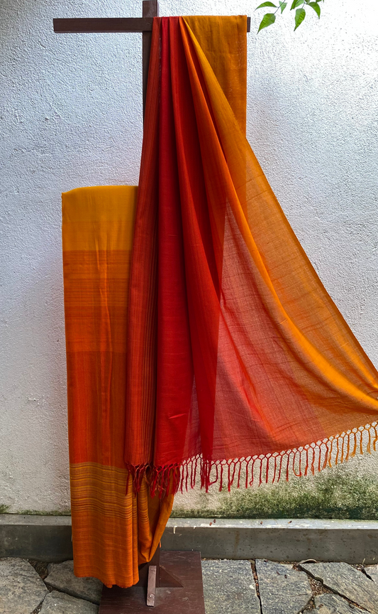 Saree - Burnt Orange